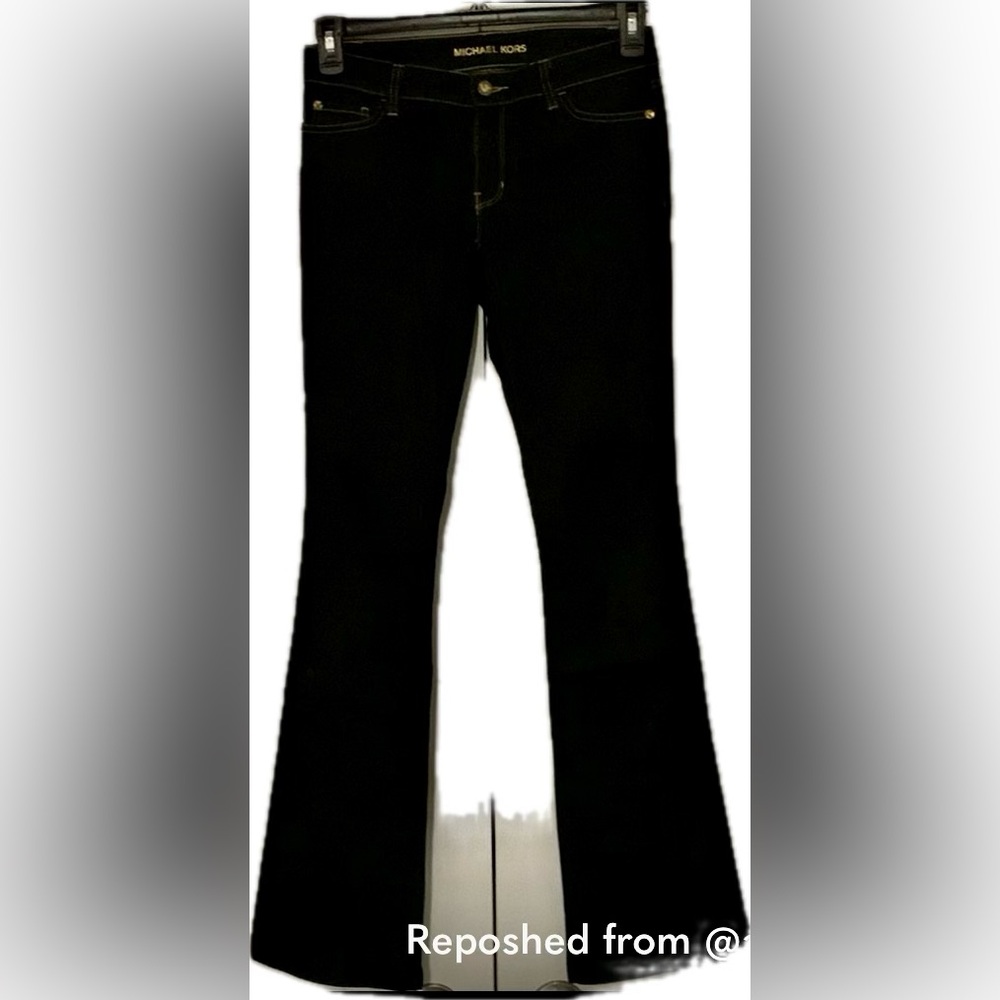 Michael Kors Black Bootcut Women Jeans 2